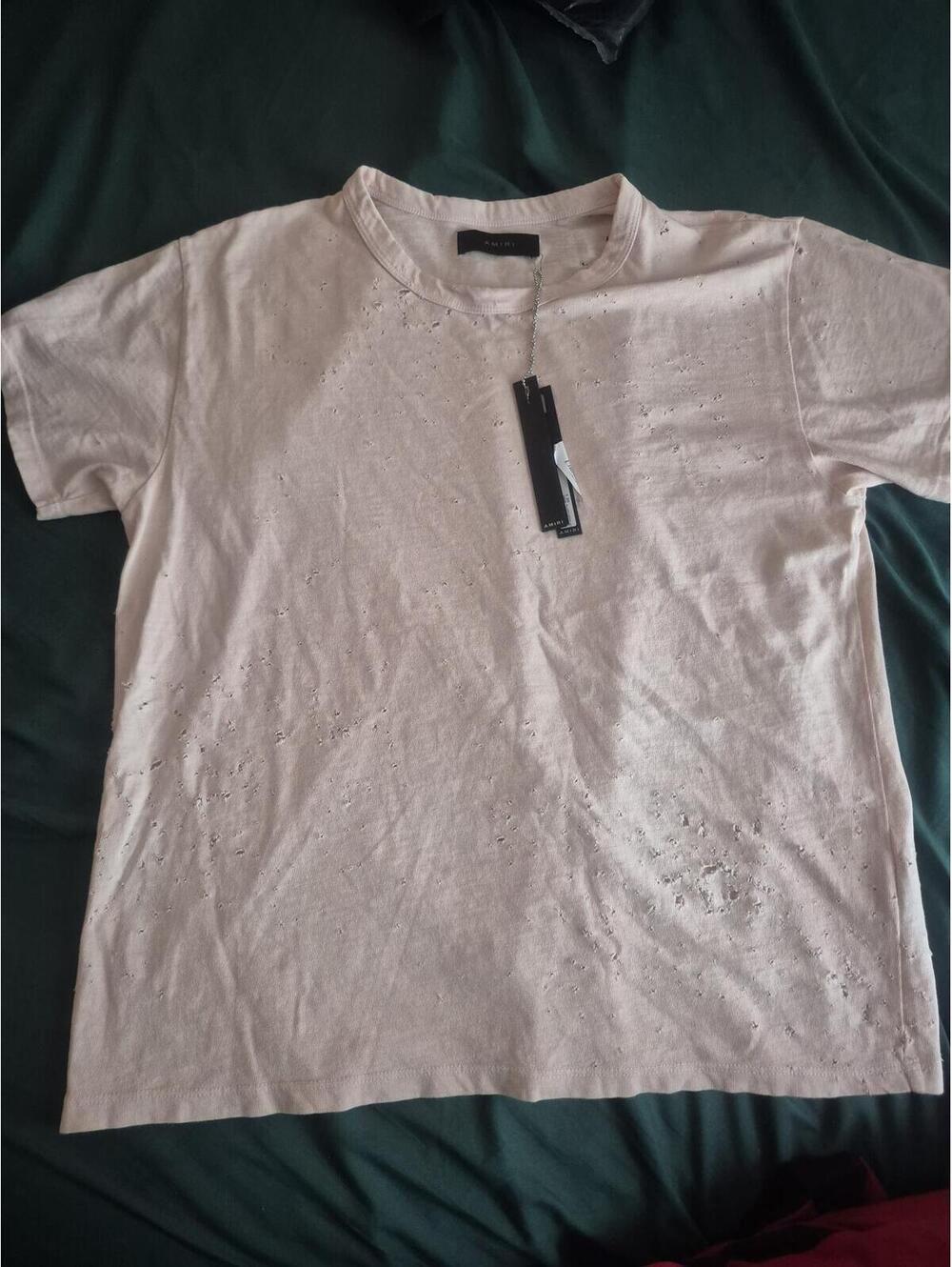 Amiri Womens Pink Shirt Size Small $350 MSRP